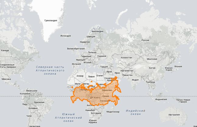 Как обычные карты искажают реальные размеры стран мира