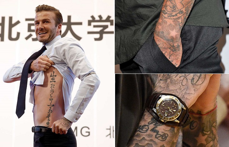 Необычные татуировки известных людей, 30 фото