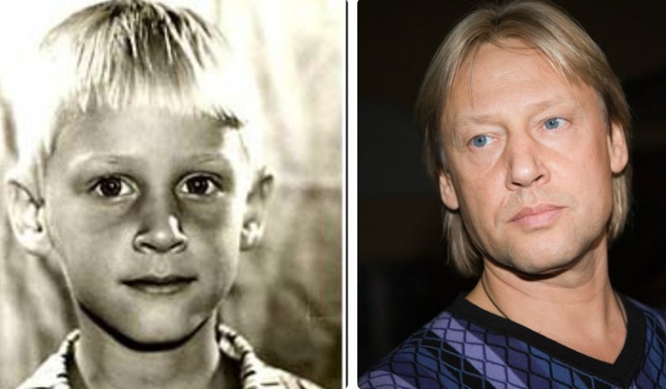 Фото российских звезд в детстве и сейчас