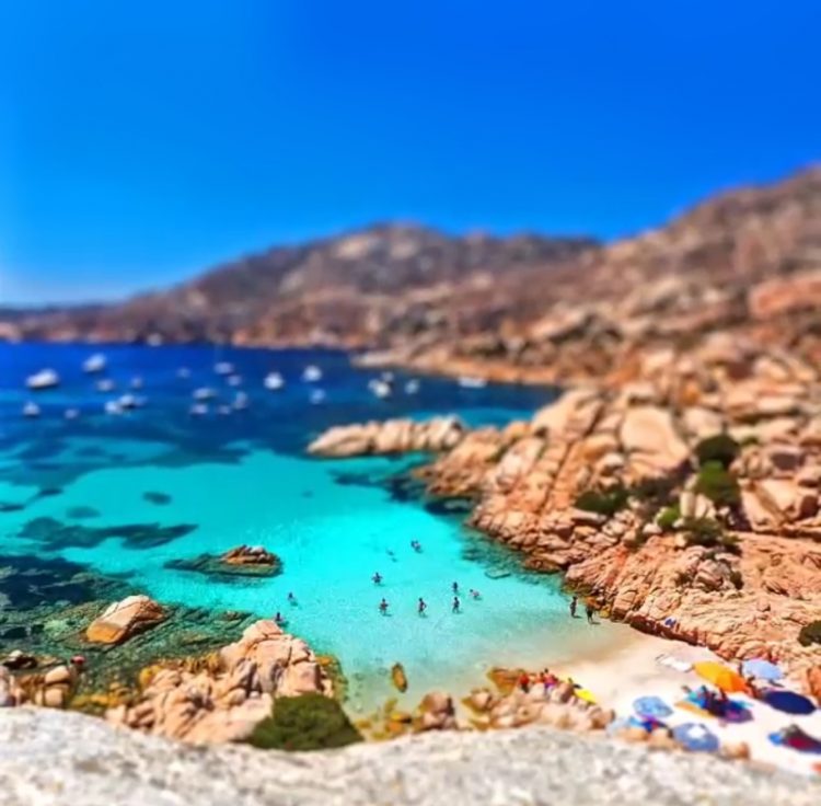 Isola di Caprera Cala Coticcio Sardinia
