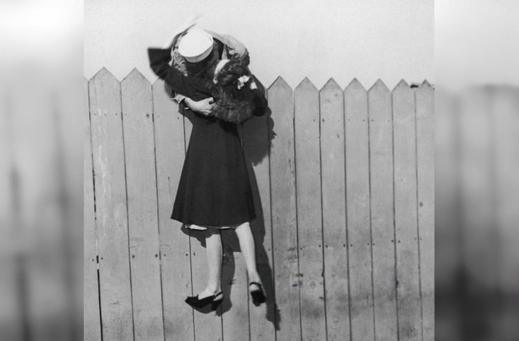 Любовь во время войны: 30 исторических фото о прощании и встрече влюбленных