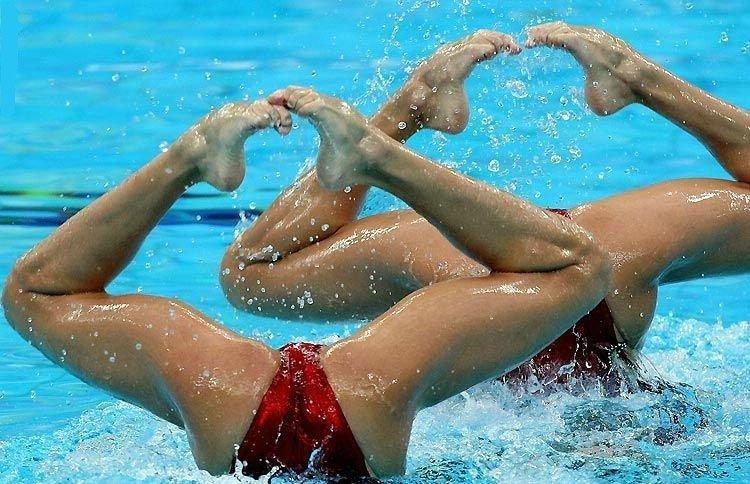 Synced Laughter: Exploring the Hilarious Side of Synchronized Swimming