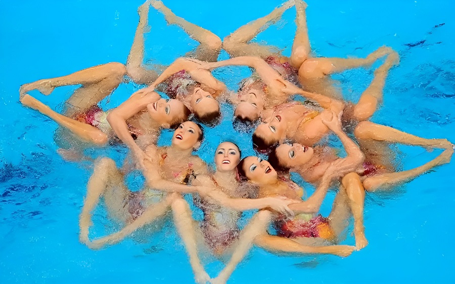 Synced Laughter: Exploring the Hilarious Side of Synchronized Swimming